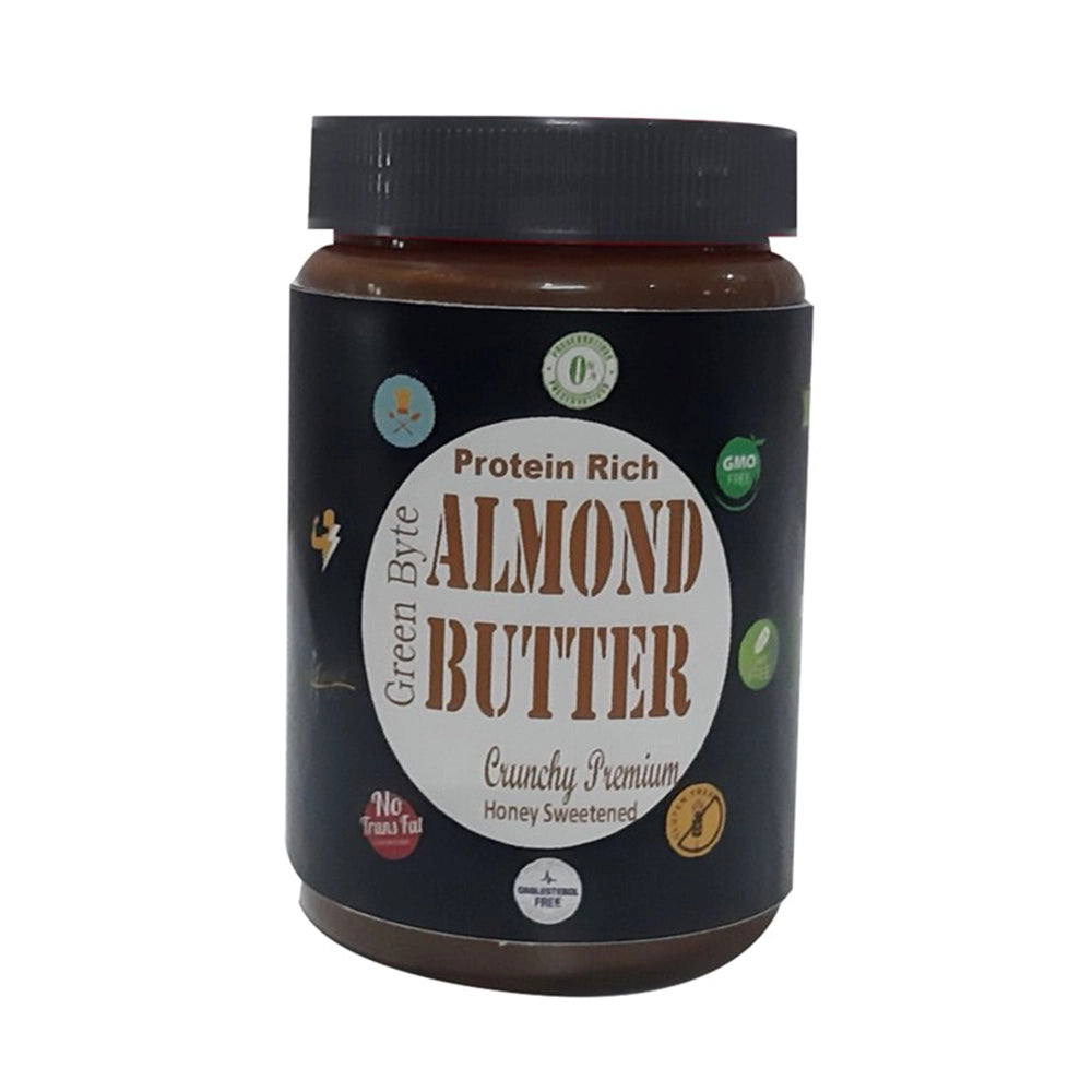 Almond Butter - Honey Sweetened - Crunchy - Premium-1